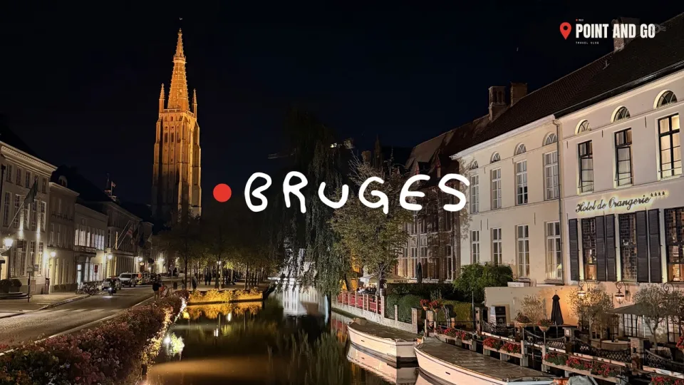 Miniatura do episódio de Bruges: um canal da cidade à noite